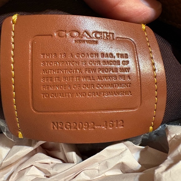 Coach May Shoulder Bag with Snakeskin Detail 4612 - Picture 13 of 13